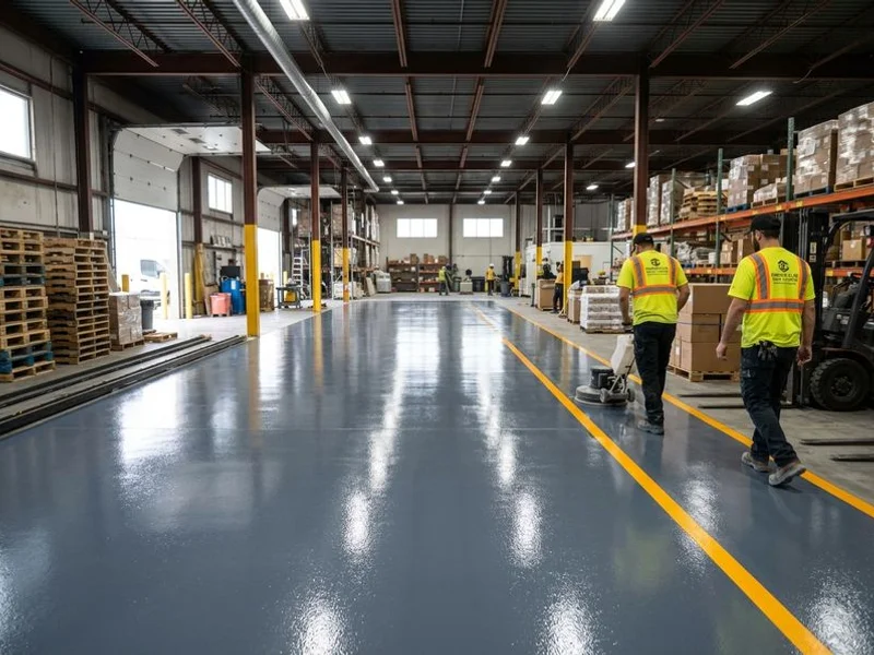 Warehouse line marking