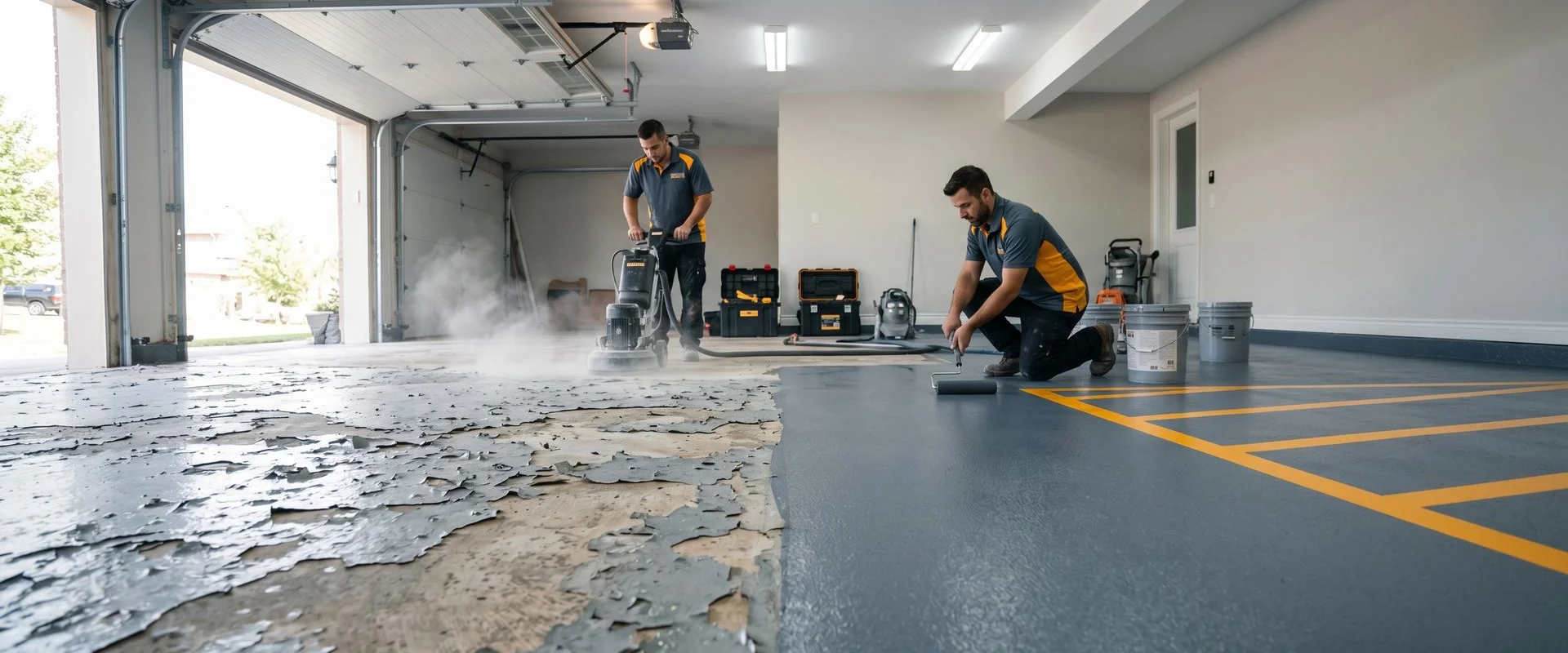 Epoxy Floor Repair & Recoat