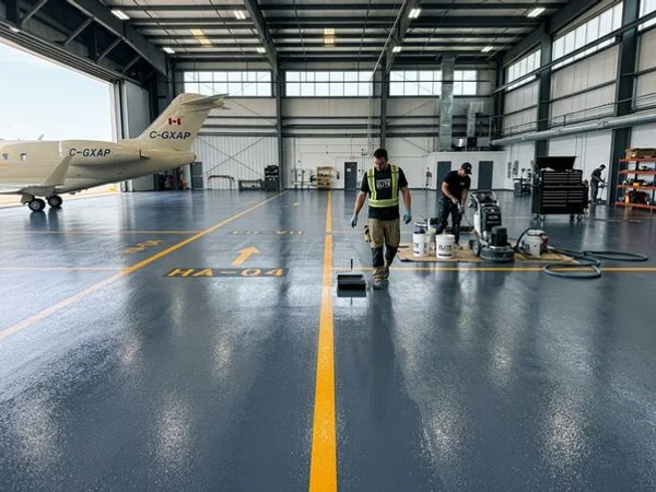 Parking Garage & Aircraft Hangar Epoxy project 1
