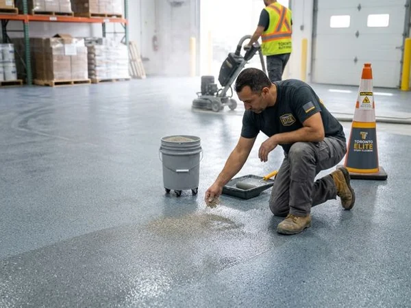 Epoxy Floor Repair & Recoat project 4