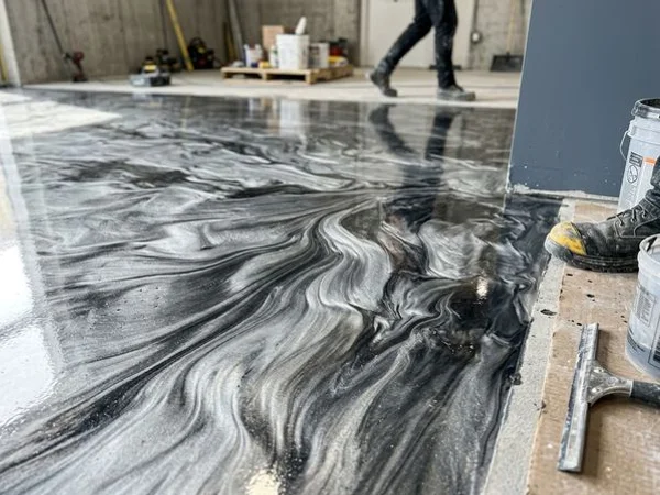 Decorative & Metallic Epoxy project 1