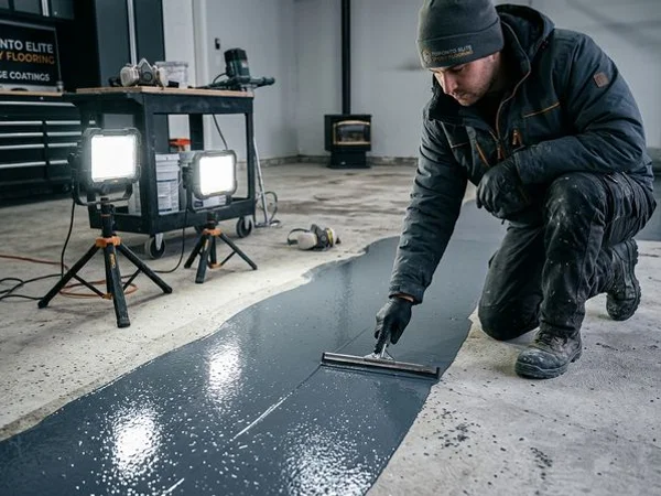 Polyaspartic Floor Coating project 2