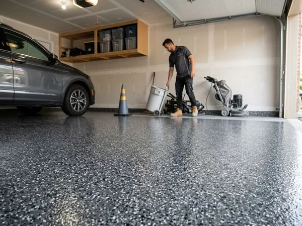 Polyaspartic Floor Coating project 4