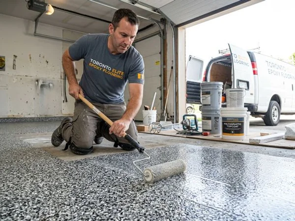 Polyaspartic Floor Coating project 1