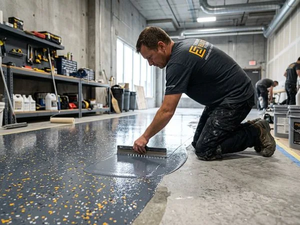 Polyaspartic Floor Coating project 3