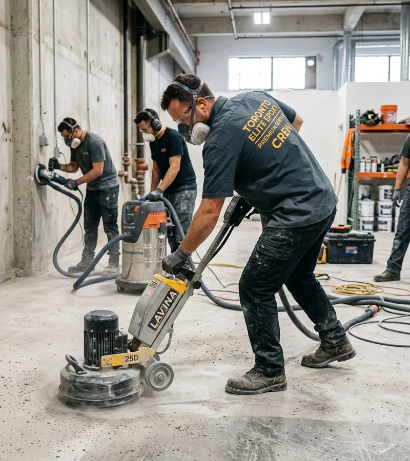 Toronto Elite Epoxy crew working