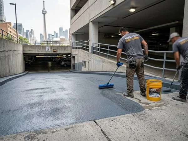 Parking Garage & Aircraft Hangar Epoxy project 4